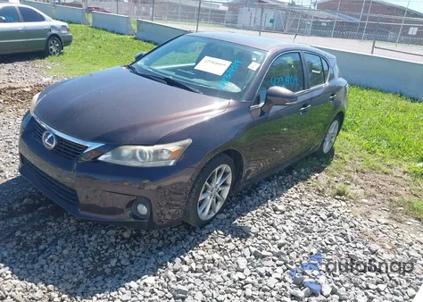 2012 Lexus Ct 200H Premium z USA, uszkodzony, nr VIN JTHKD5BH1C2120958